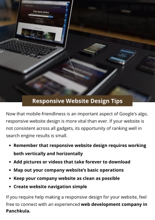 Responsive Website Design Tips