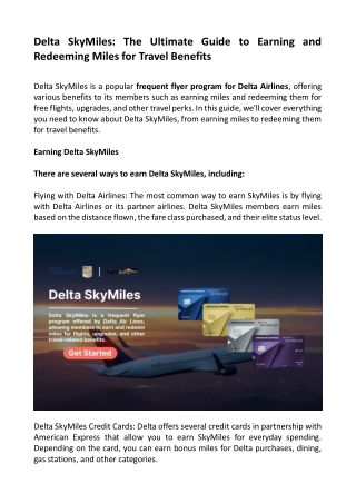 Delta Skymiles Program ultimate guide by Flightaura