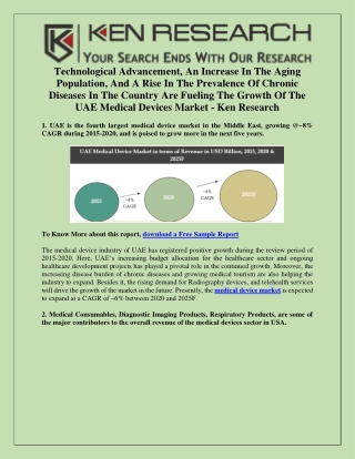 Major Players in UAE Medical Devices Market - Ken Research