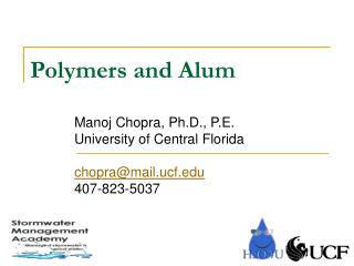 Polymers and Alum
