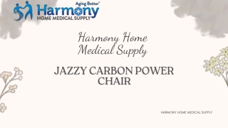 Travel wheelchair With Power in Jazzy Carbon