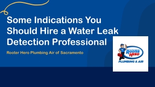 Some Indications You Should Hire a Water Leak Detection Professional