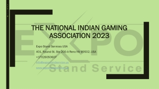 The National Indian Gaming Association 2023