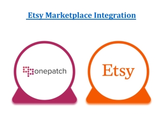 Etsy Marketplace Integration | Etsy Product Listing and Inventory Management