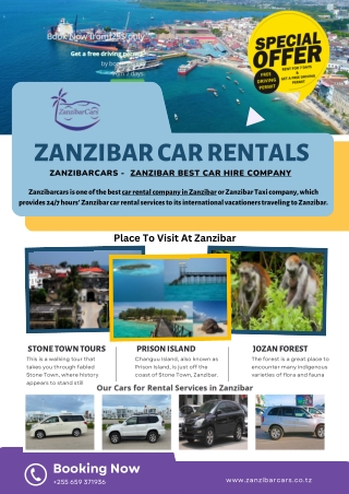 Zanzibar best car hire company