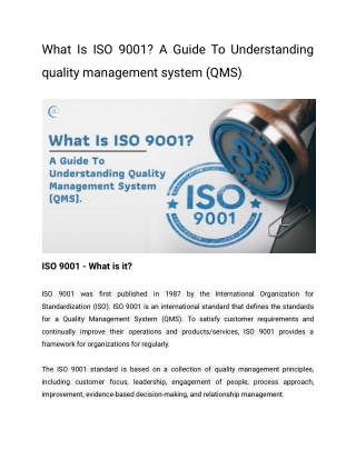 What Is ISO 9001_ A Guide To Understanding quality management system (QMS)