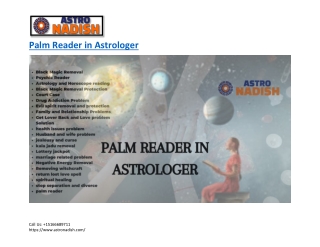 Best Astrologer in Palm Reader -astronadish