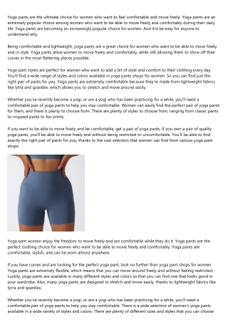 Where to Find Guest Blogging Opportunities on cotton yoga pants with pockets