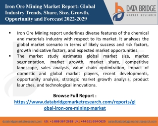 Iron Ore Mining Market