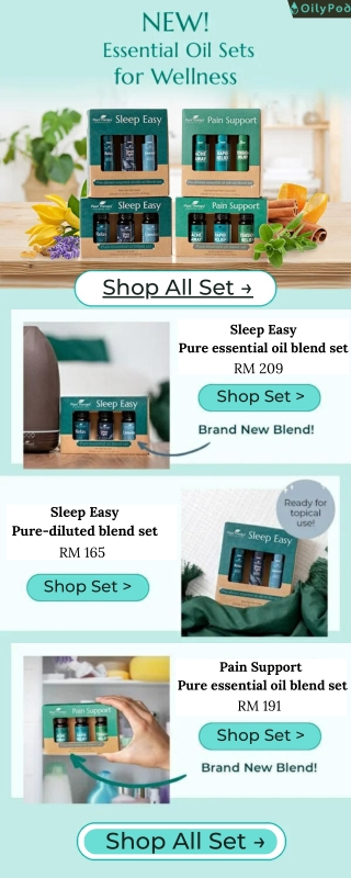 Sleep Easy Pure Essential Oil Blend Set - OilyPod