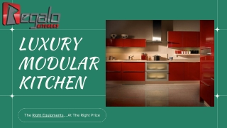 Luxury modular kitchen | Modular kitchen | Regalokitchens