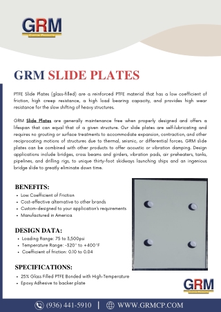 PEEK material | Excellent Chemical Resistance | GRM Custom Products