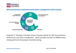 SAP Successfactors Performance and Goals management Online Training