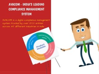 Avacom - India’s Leading Compliance Management System