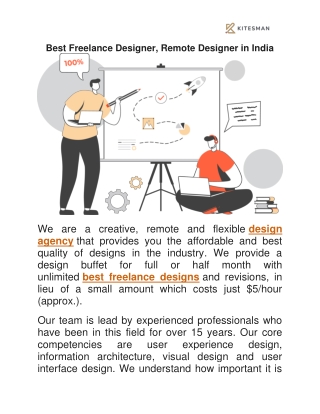 Best Freelance Designer, Remote Designer in India