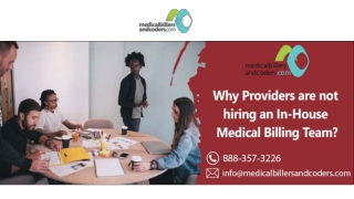 Why Providers are not hiring an In-House Medical Billing Team?