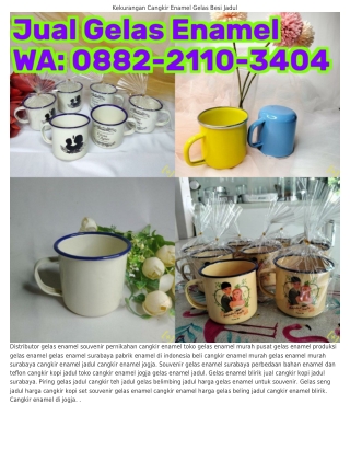 O882-2llO-3ㄐOㄐ (WA) Cangkir Kopi Cafe Produsen Gelas Enamel Jogja