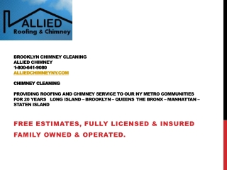Brooklyn Chimney Cleaning, Allied Chimney