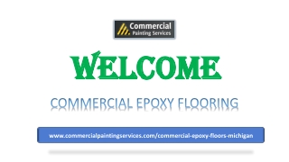 Welcome To Commercial Epoxy Flooring