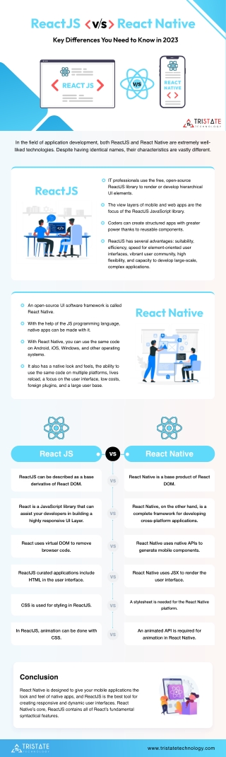 ReactJS vs React Native - Key Differences You Need to Know in 2023