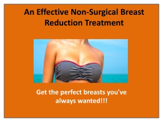Reduce Size of Breasts with Cute B Capsule