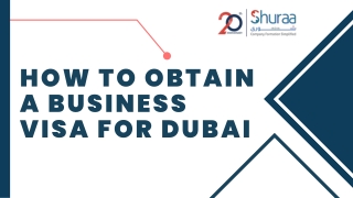 How can I get a Business visa for Dubai?