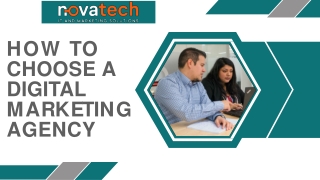 How to Choose a Digital Marketing Agency