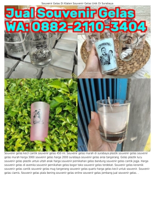 Ô882.2IIÔ.ᣮԿÔԿ (WA) Souvenir Gelas Magelang Souvenir Gelas Tangerang