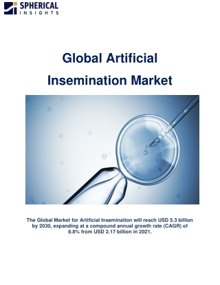 Artificial Insemination Market