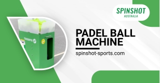 Get an advanced padel ball machine only at Spinshot sports