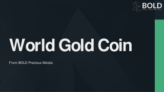 World Gold Coins | BOLD Precious Metals