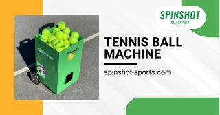 Order A Portable Tennis Ball Machine Only At Spinshot Sports Au