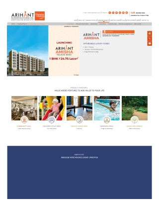 Arihant Amisha is one of the best project with good amenities in Taloja.