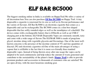 Elf Bar Bc5000