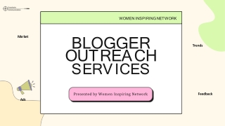 Top 5 Blogger Outreach Services Provides in India