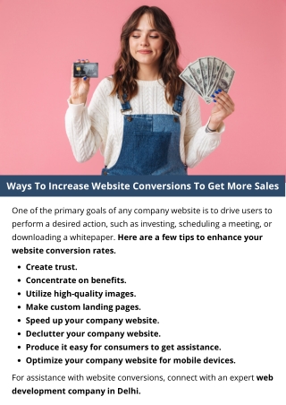 Ways To Increase Website Conversions To Get More Sales