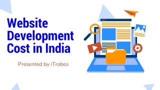 Website development cost in India iTrobes