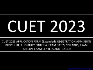 CUET 2023 exams: Eligibility, Application, Fees, syllabus, Results