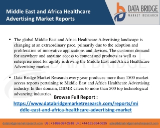 Middle East and Africa Healthcare Advertising -ICT