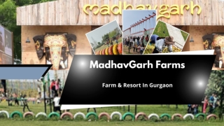 Weekend Destinations Near Delhi - MadhavGarh Farms