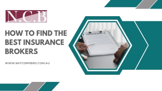 How To Find The Best Insurance Brokers