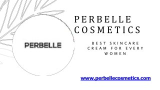 Ingredients That Make Perbelle CC Cream A Wonderful Formula!