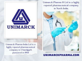 Unimarck Pharma - Pharmaceutical Companies - Pharmaceuticals Industry