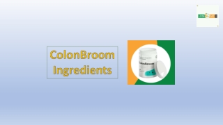 ColonBroom Ingredients
