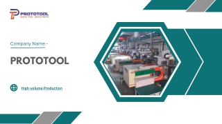 High-volume Production | Prototool.com