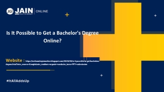 Is It Possible to Get a Bachelor's Degree Online