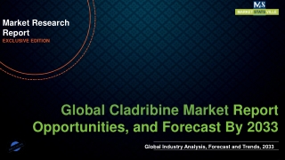 Cladribine Market will reach at a CAGR of 5.1% from to 2033