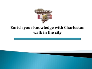 Experiences & Tours You'll Never Forget About in Charleston, SC