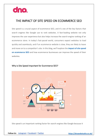 The Impact of Site Speed on Ecommerce SEO