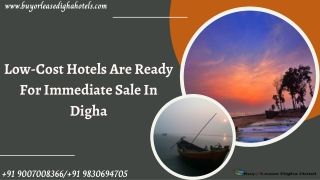 Low-Cost Hotels Are Ready For Immediate Sale In Digha